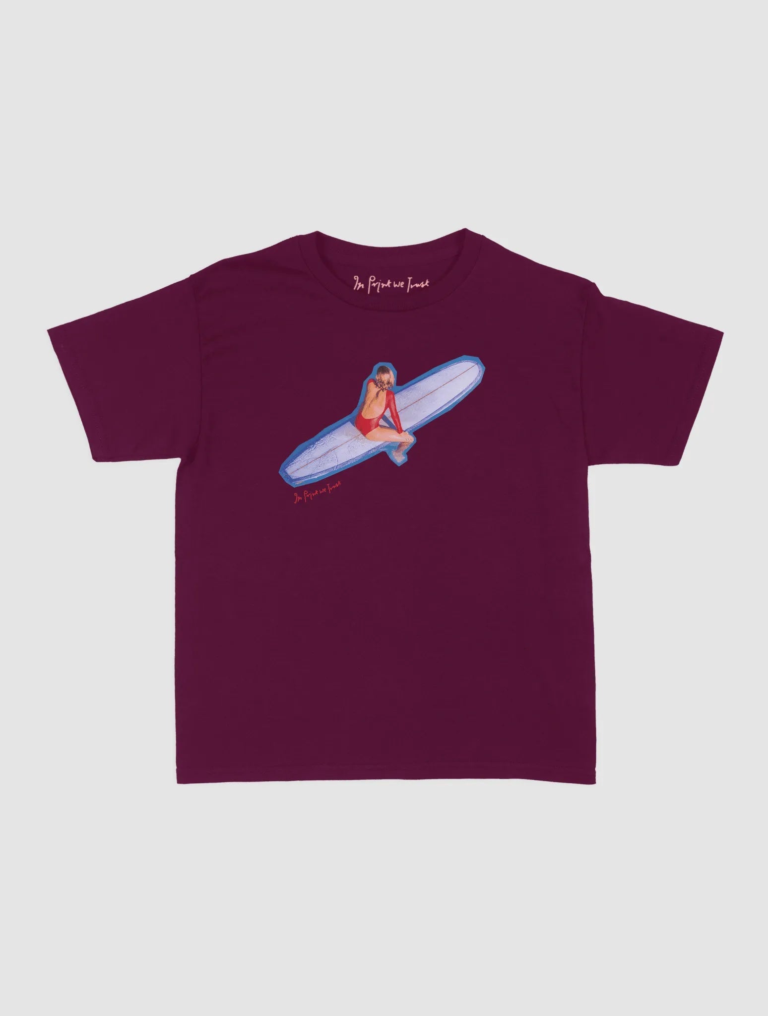 surf's up baby tee - In Print We Trust