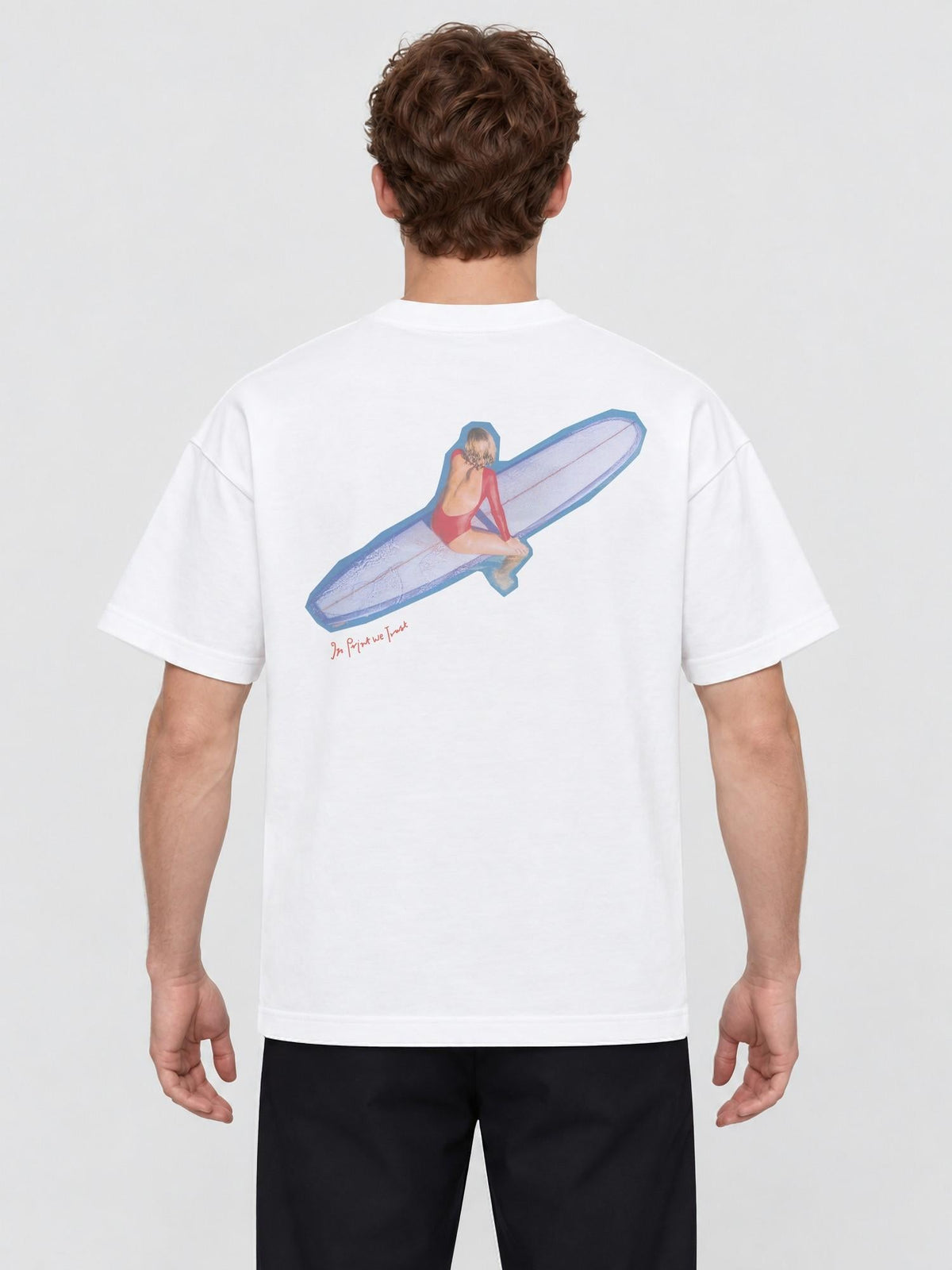 surf's up heavyweight tee - In Print We Trust