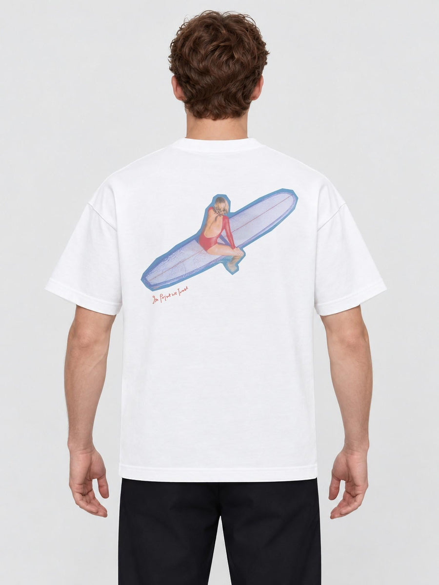 surf's up heavyweight tee - In Print We Trust