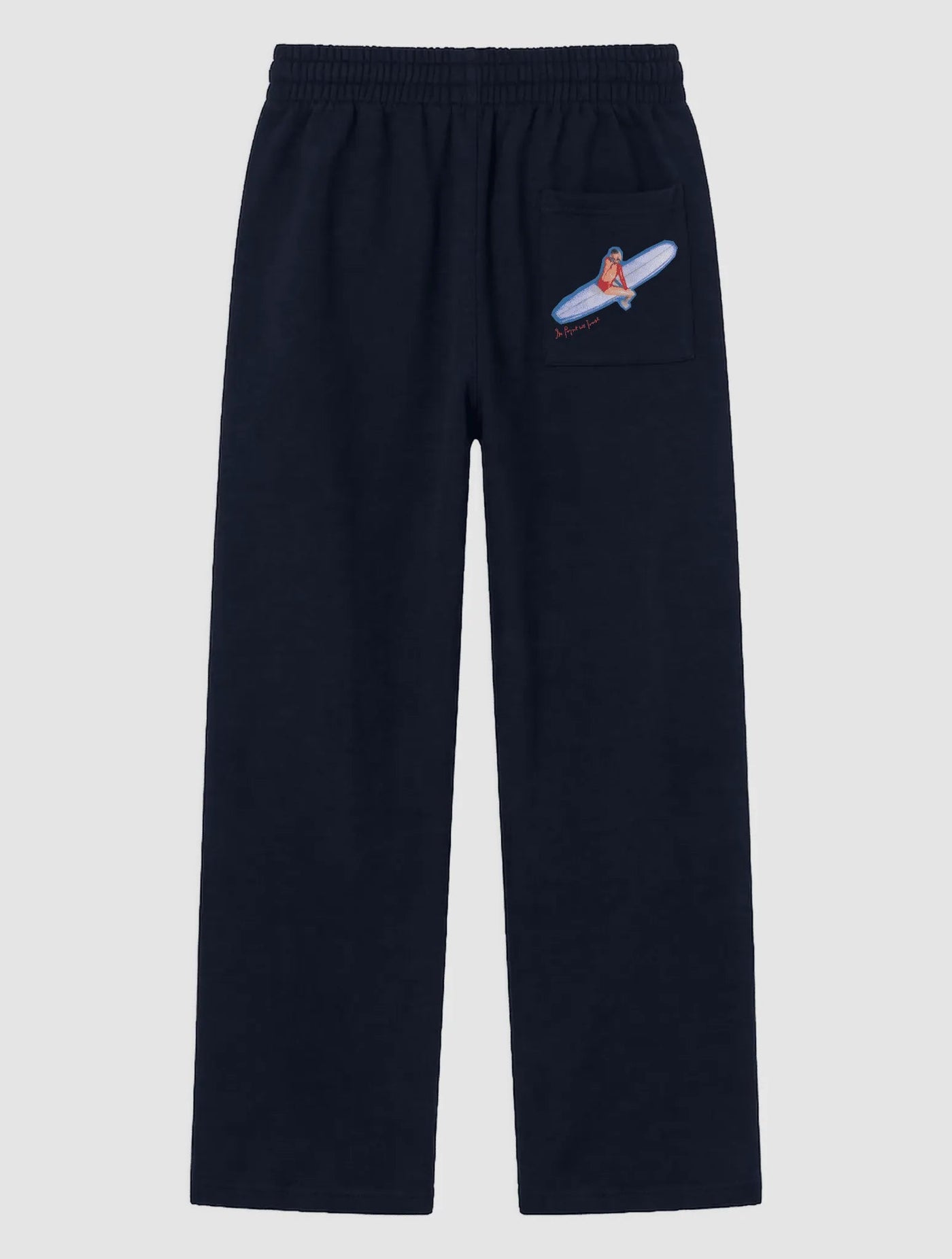 surf's up navy sweatpants - In Print We Trust