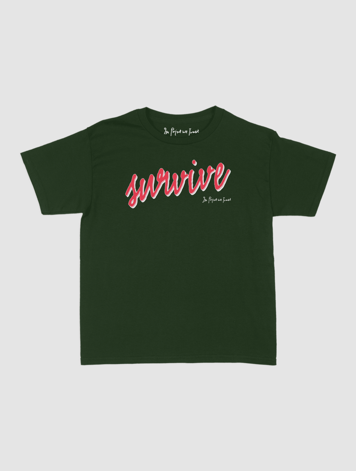 survive baby tee - In Print We Trust