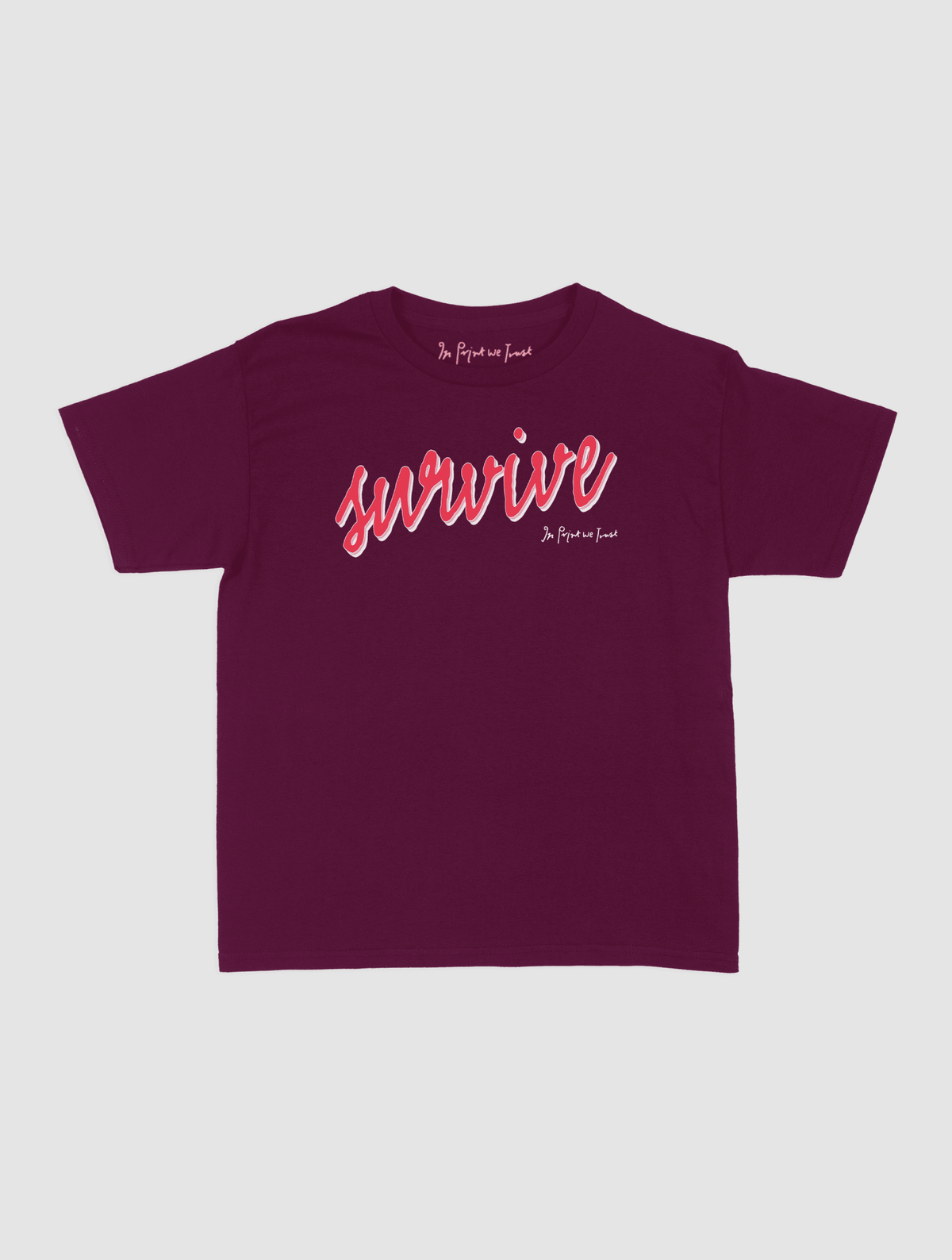 survive baby tee - In Print We Trust