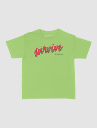 survive baby tee - In Print We Trust