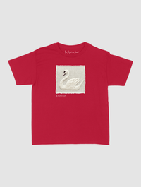 swan crochet baby tee - In Print We Trust