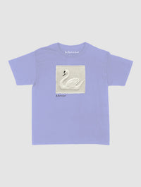 swan crochet baby tee - In Print We Trust
