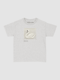 swan crochet baby tee - In Print We Trust