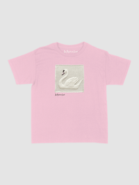 swan crochet baby tee - In Print We Trust