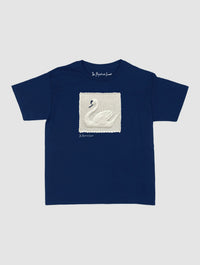 swan crochet baby tee - In Print We Trust