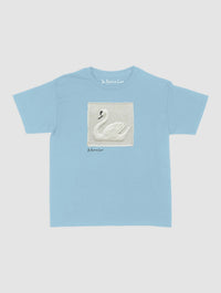 swan crochet baby tee - In Print We Trust
