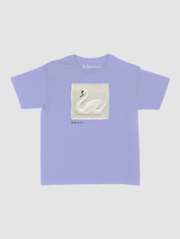 swan crochet baby tee - In Print We Trust