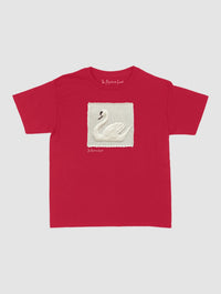 swan crochet baby tee - In Print We Trust