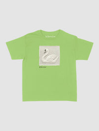 swan crochet baby tee - In Print We Trust
