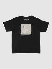 swan crochet baby tee - In Print We Trust