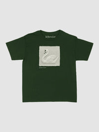 swan crochet baby tee - In Print We Trust