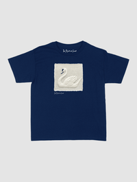 swan crochet baby tee - In Print We Trust