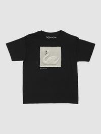 swan crochet baby tee - In Print We Trust