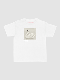 swan crochet baby tee - In Print We Trust