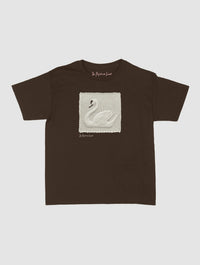 swan crochet baby tee - In Print We Trust