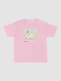 swan crochet baby tee - In Print We Trust