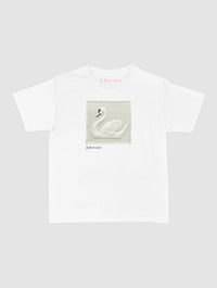 swan crochet baby tee - In Print We Trust