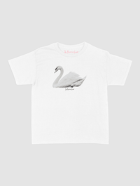 swan song baby tee - In Print We Trust
