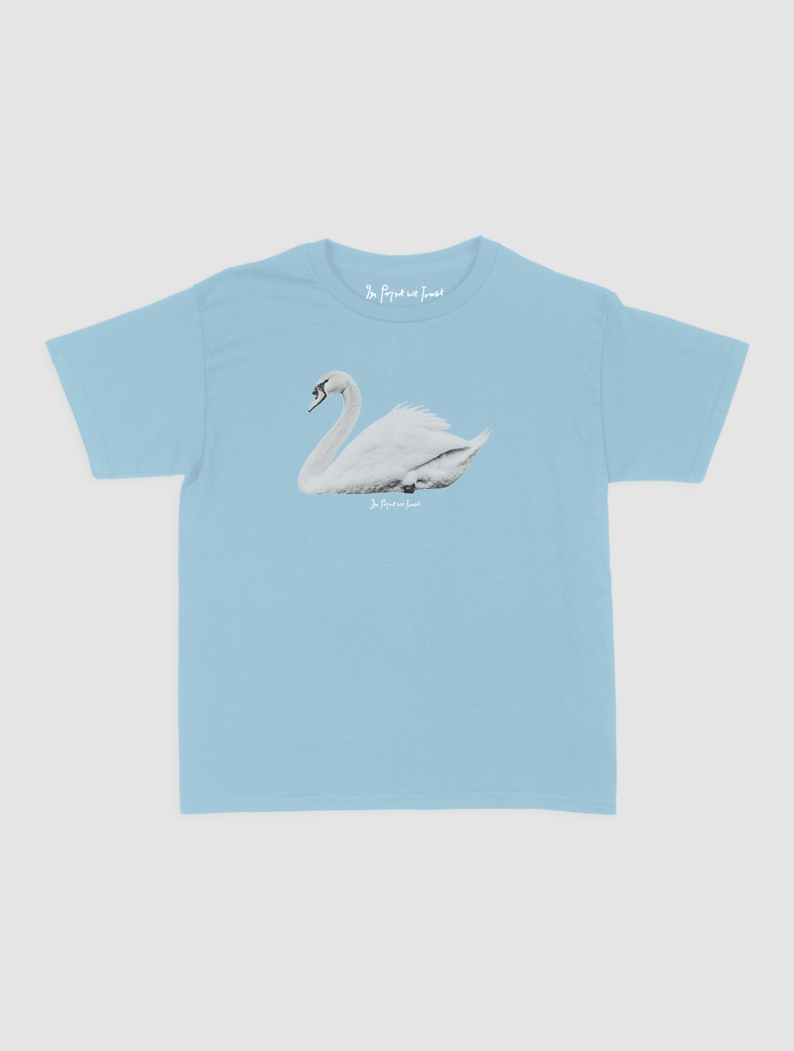 swan song baby tee - In Print We Trust