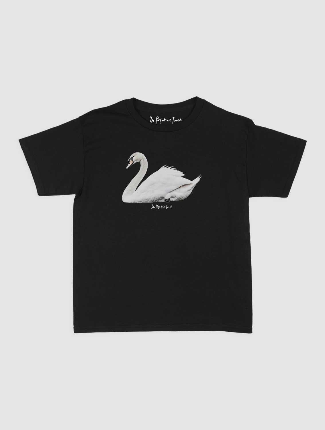 swan song baby tee - In Print We Trust