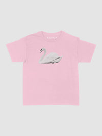 swan song baby tee - In Print We Trust