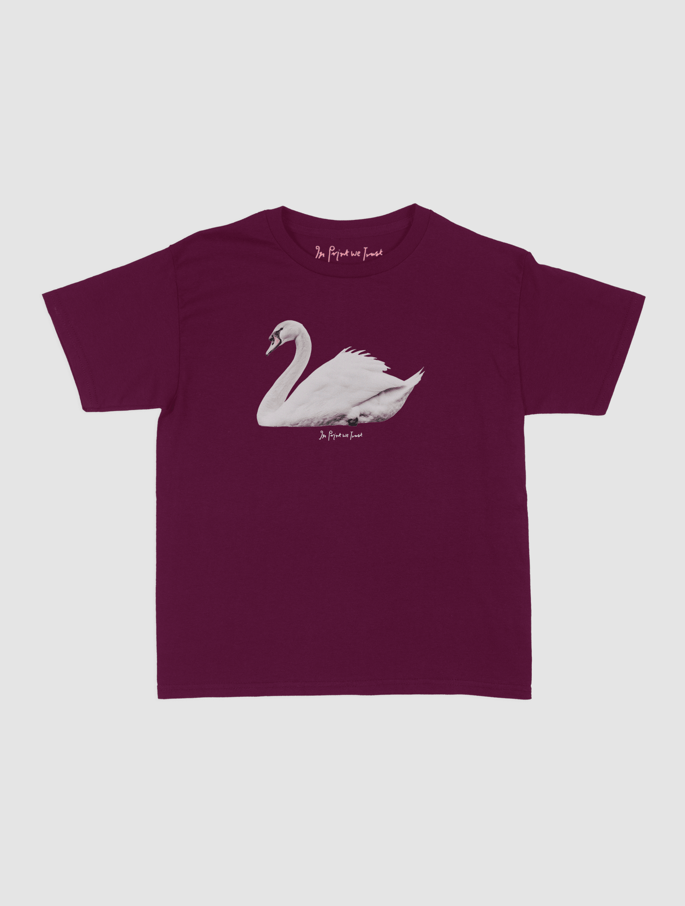 swan song baby tee - In Print We Trust