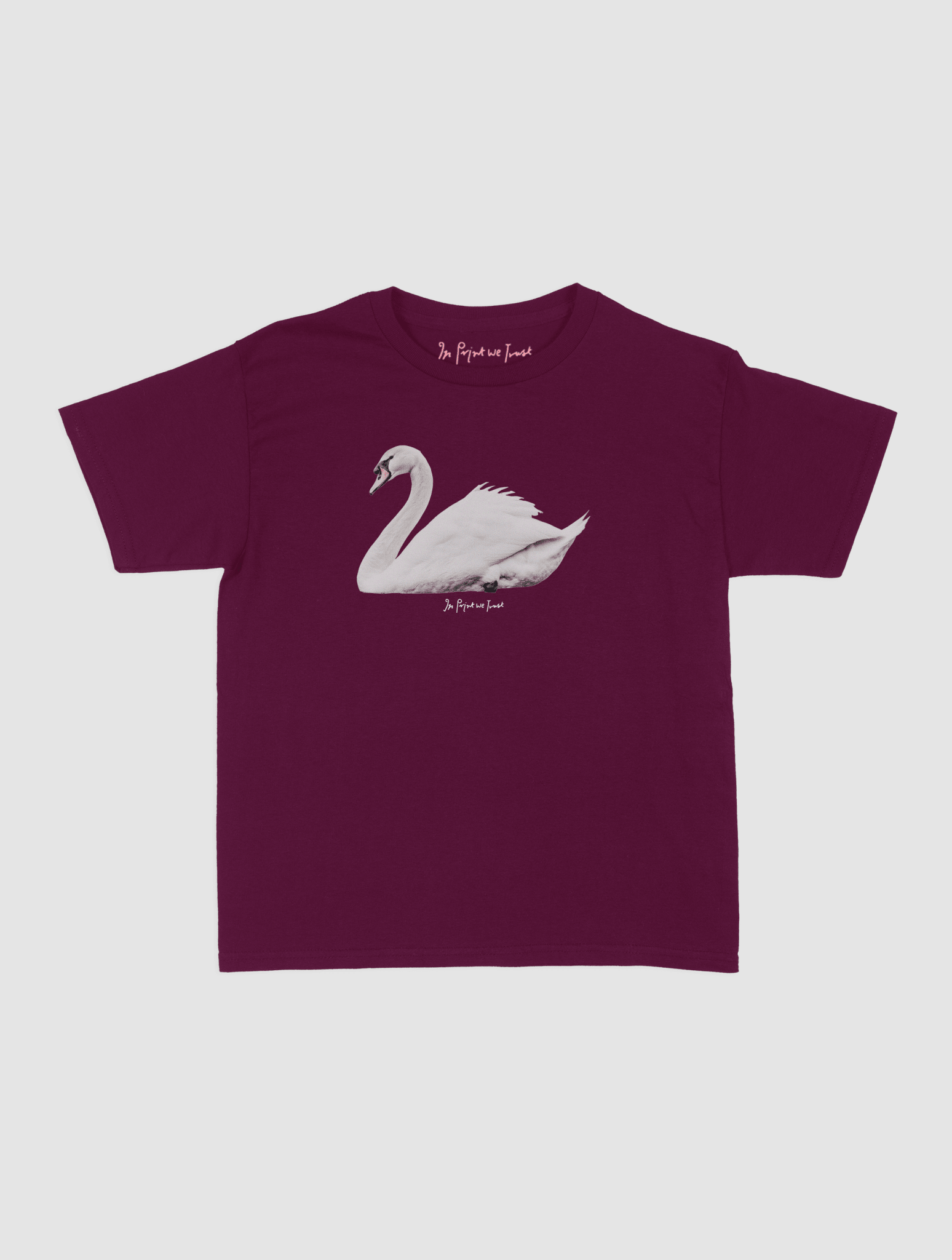 swan song baby tee - In Print We Trust