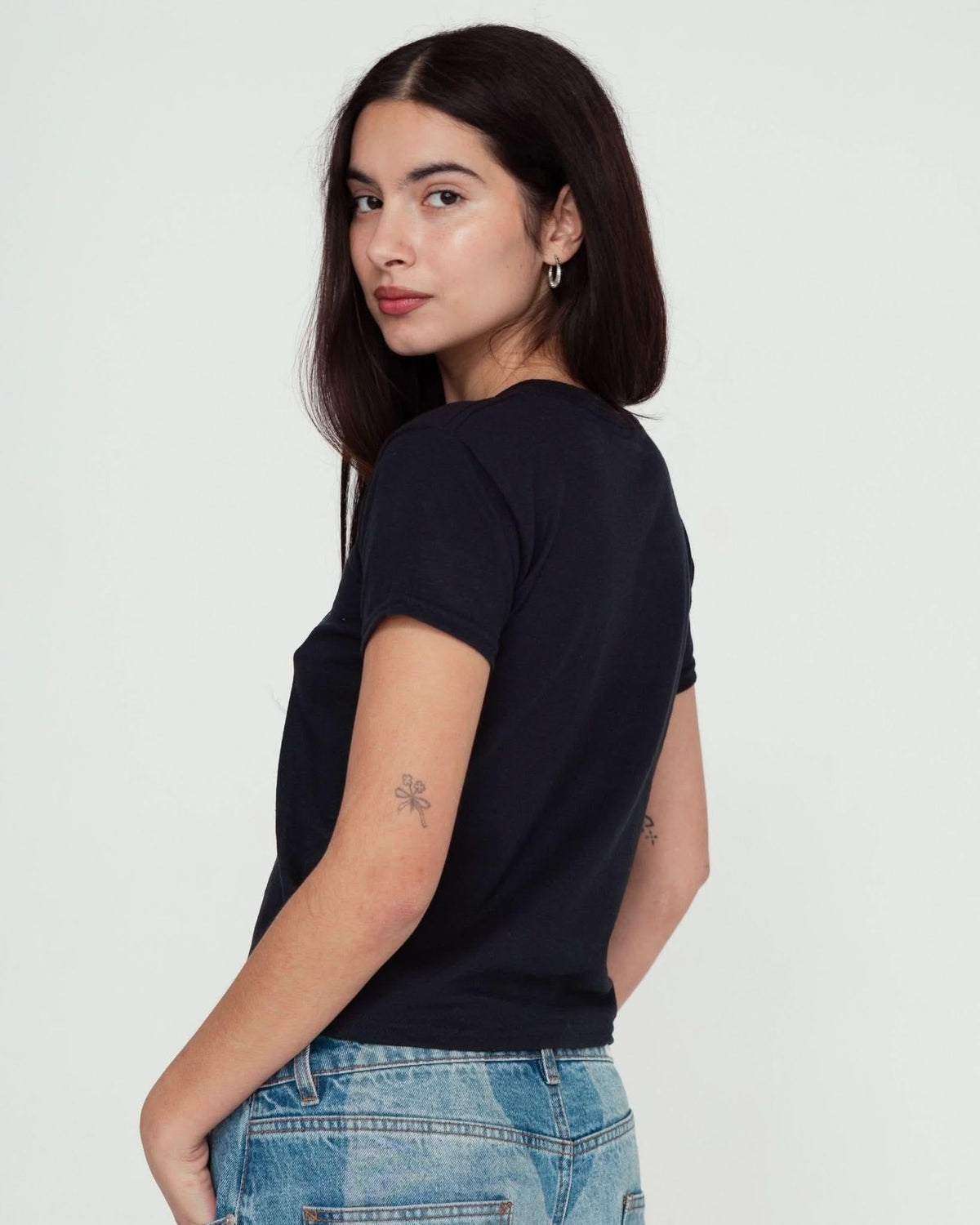 swan song baby tee - In Print We Trust