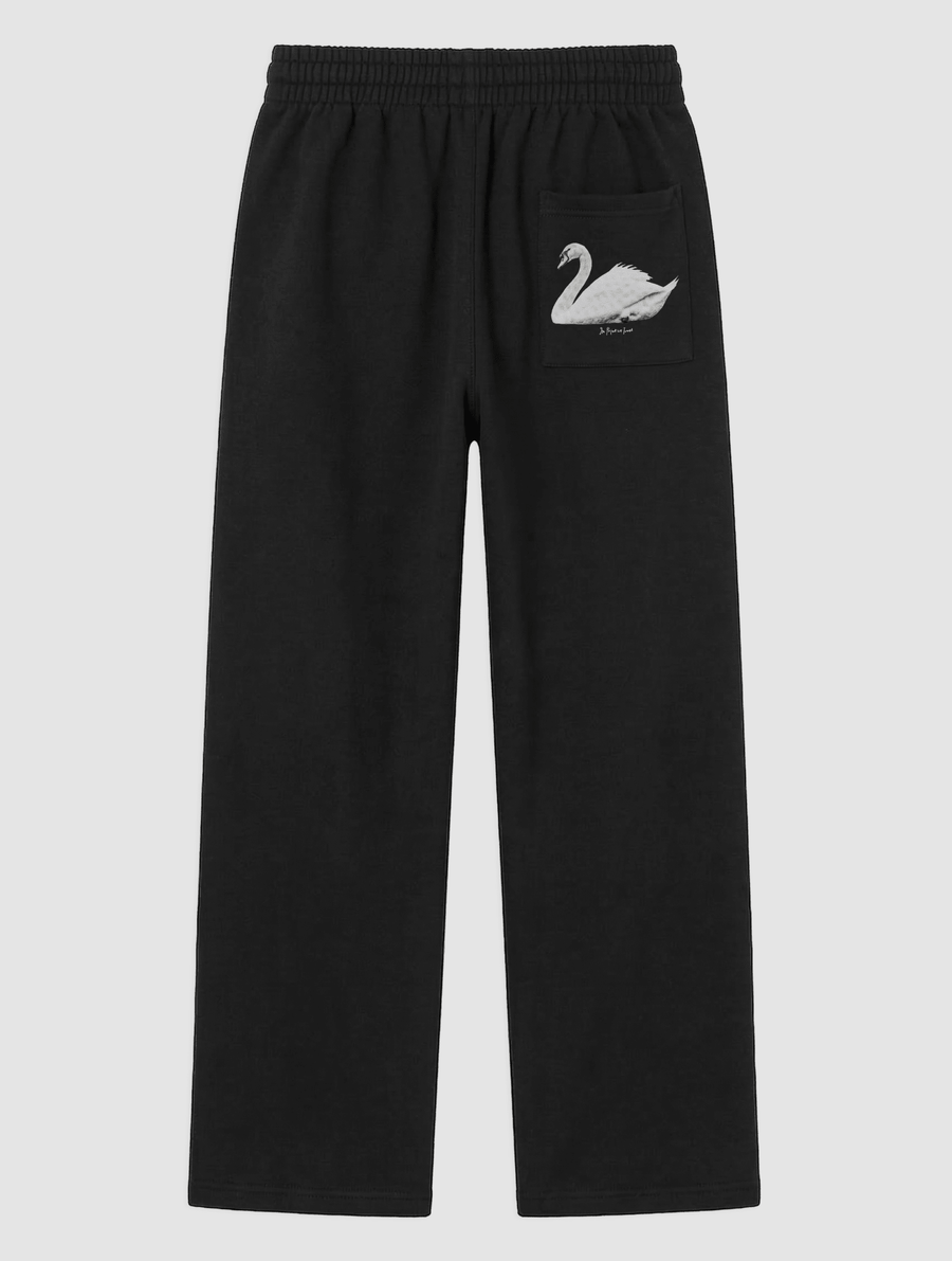 swan song black sweatpants - In Print We Trust