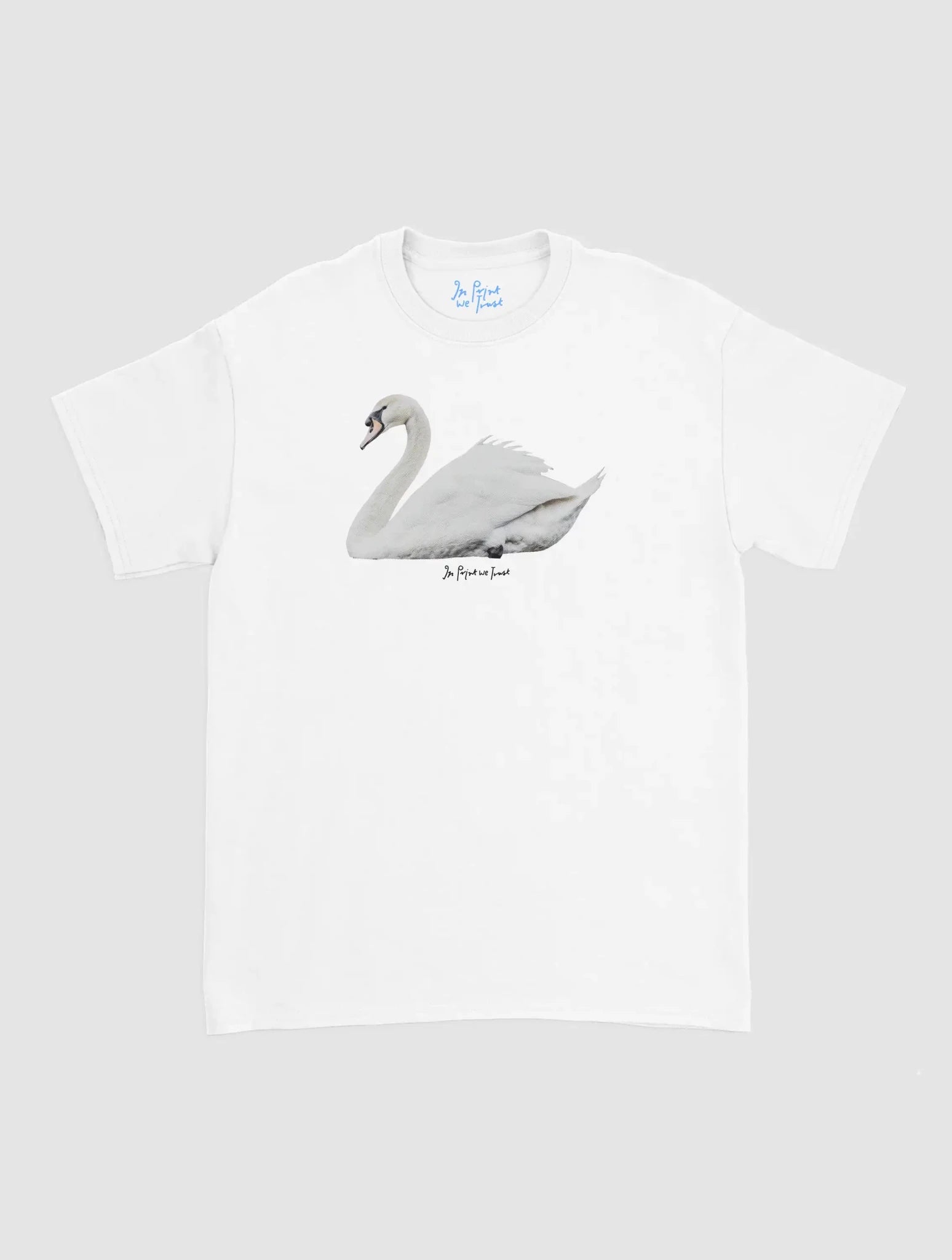 swan song classic tee - In Print We Trust