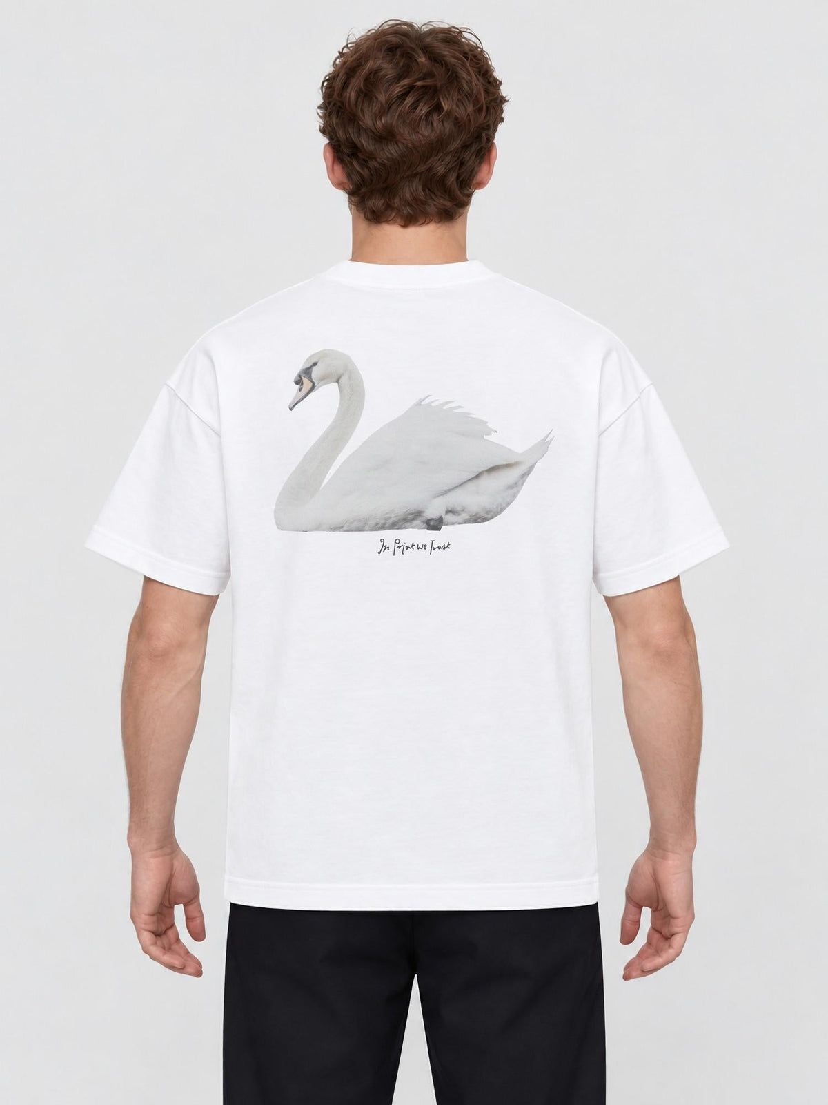 swan song heavyweight tee - In Print We Trust