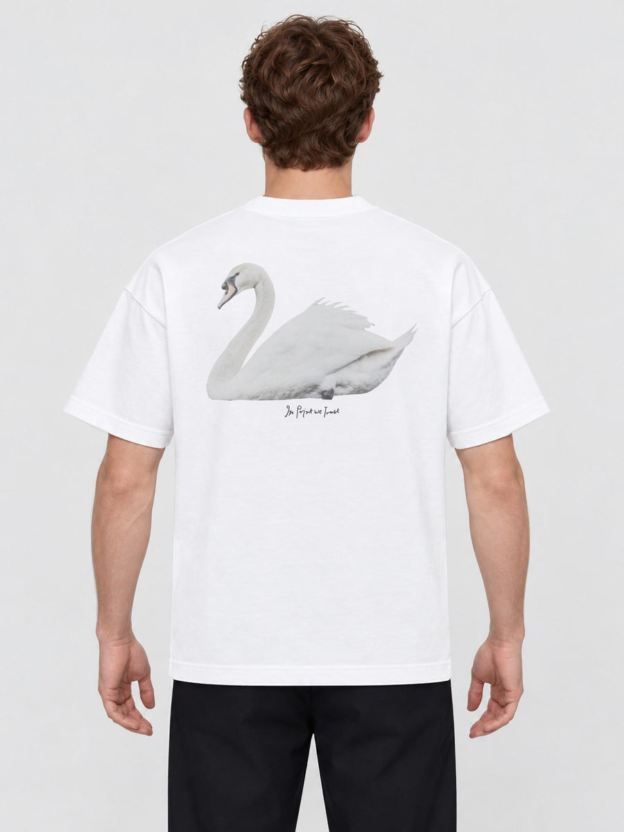 swan song heavyweight tee - In Print We Trust