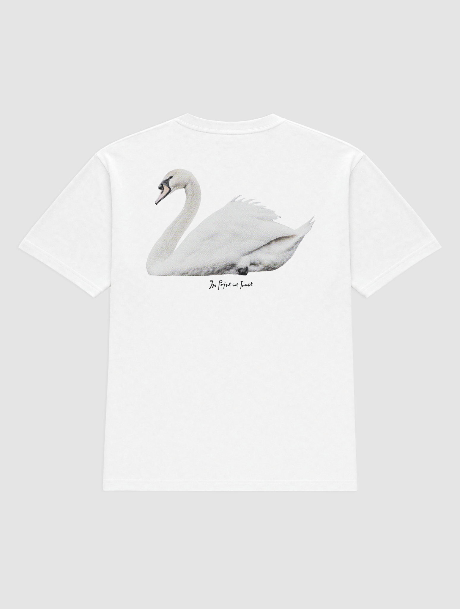 swan song heavyweight tee - In Print We Trust
