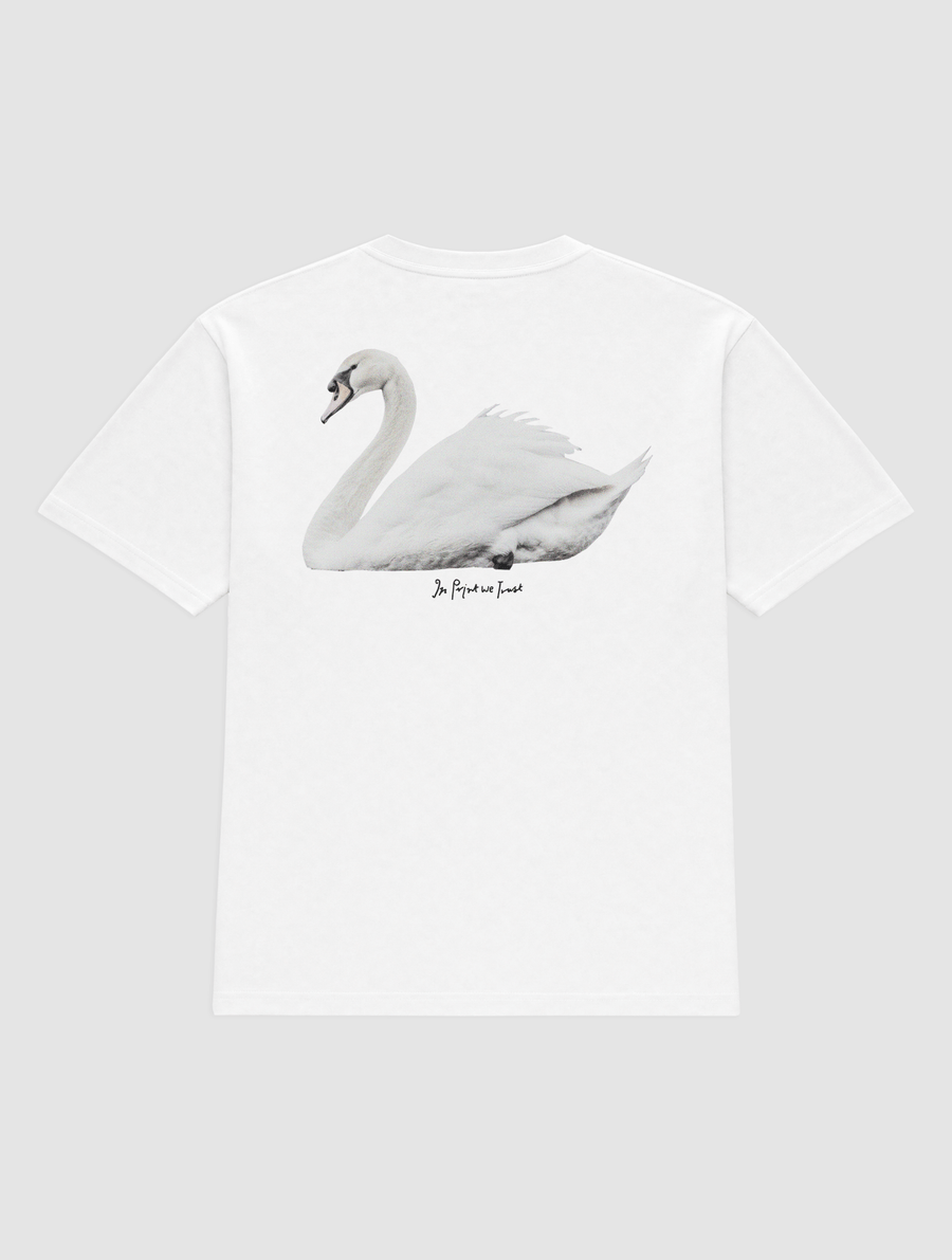 swan song heavyweight tee - In Print We Trust