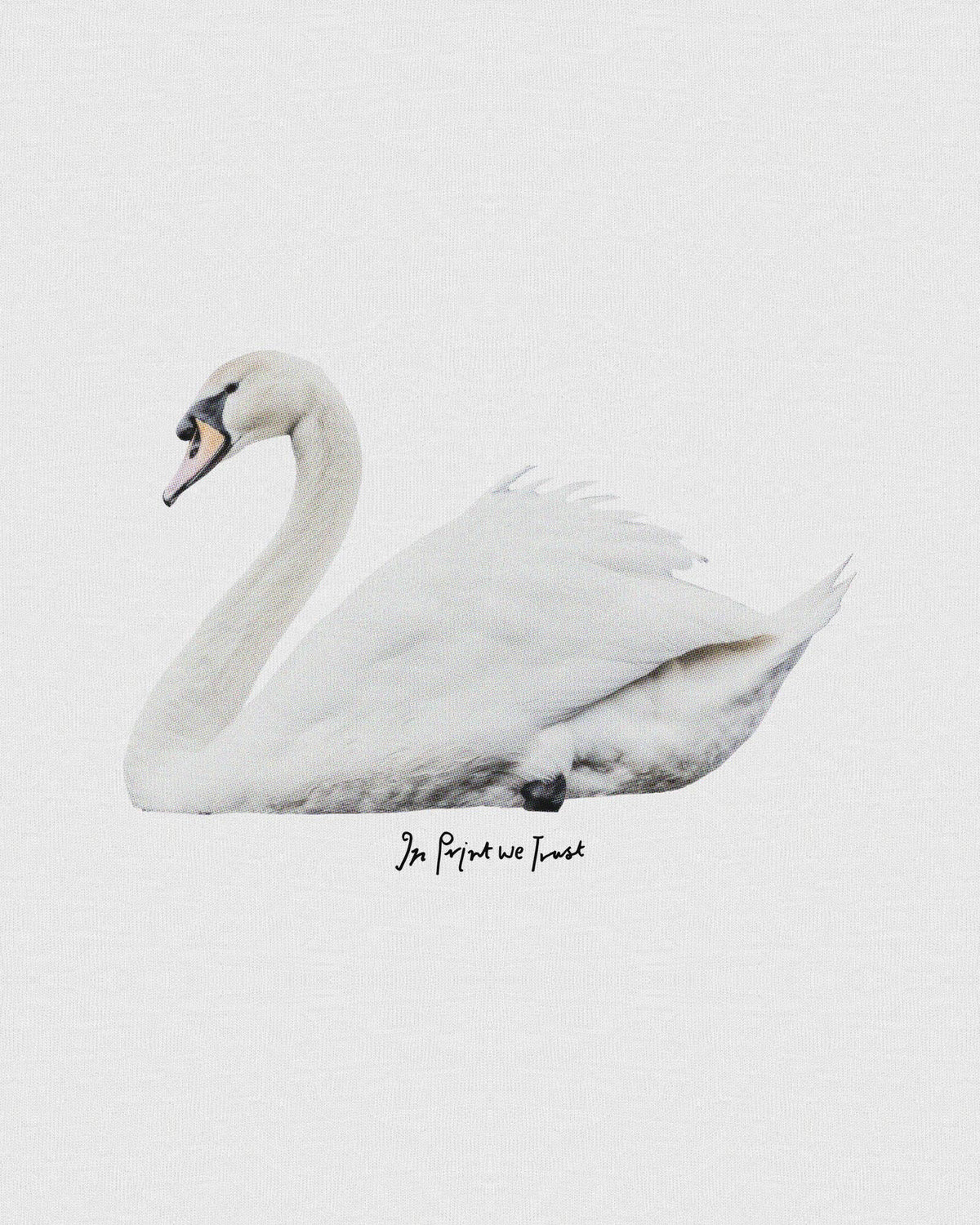 swan song heavyweight tee - In Print We Trust