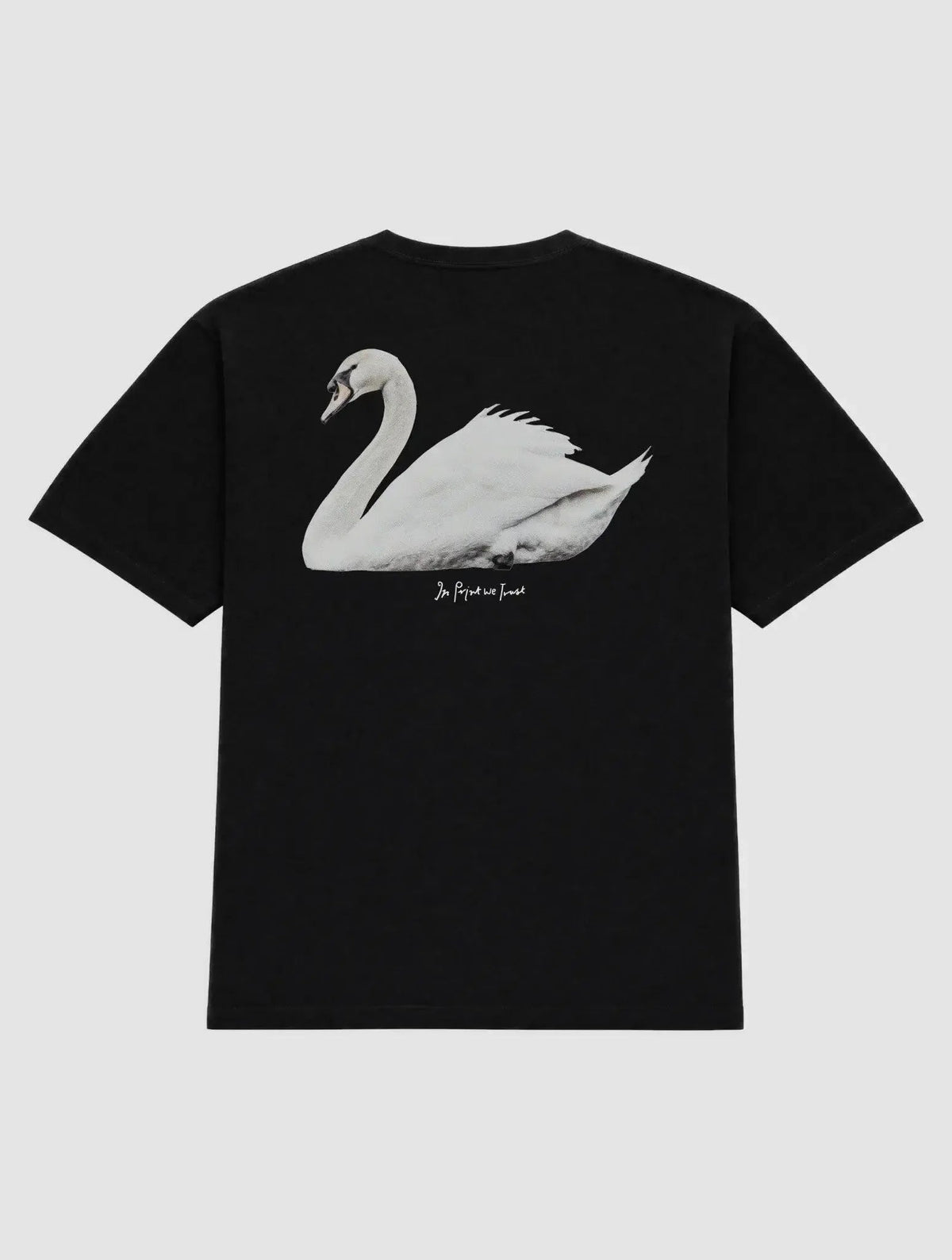 swan song heavyweight tee - In Print We Trust