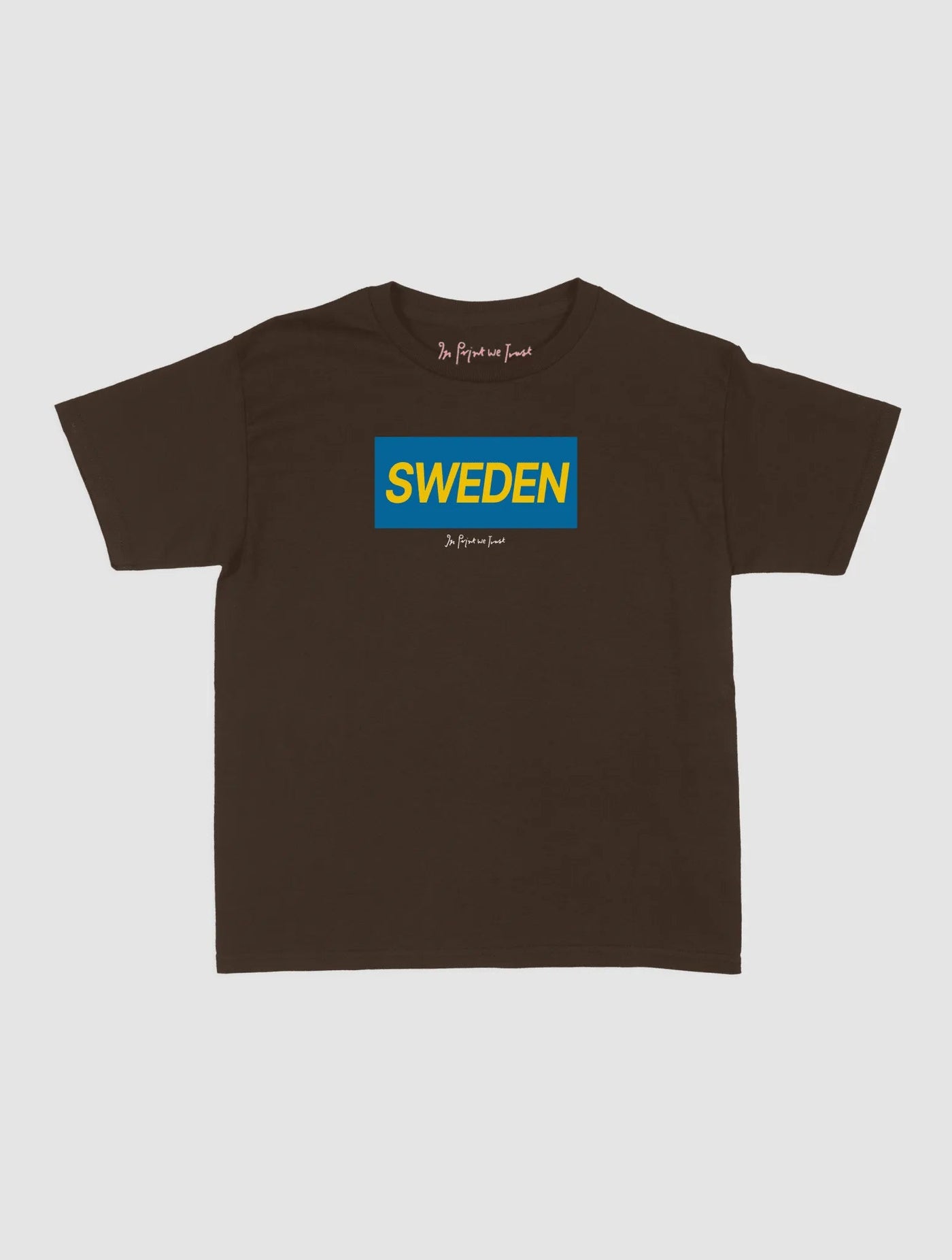 sweden baby tee - In Print We Trust