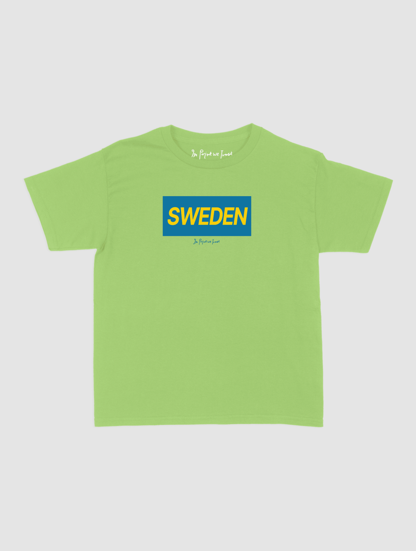 sweden baby tee - In Print We Trust