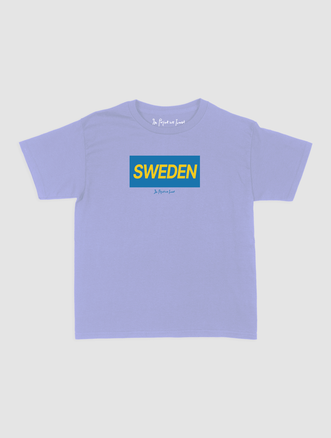 sweden baby tee - In Print We Trust