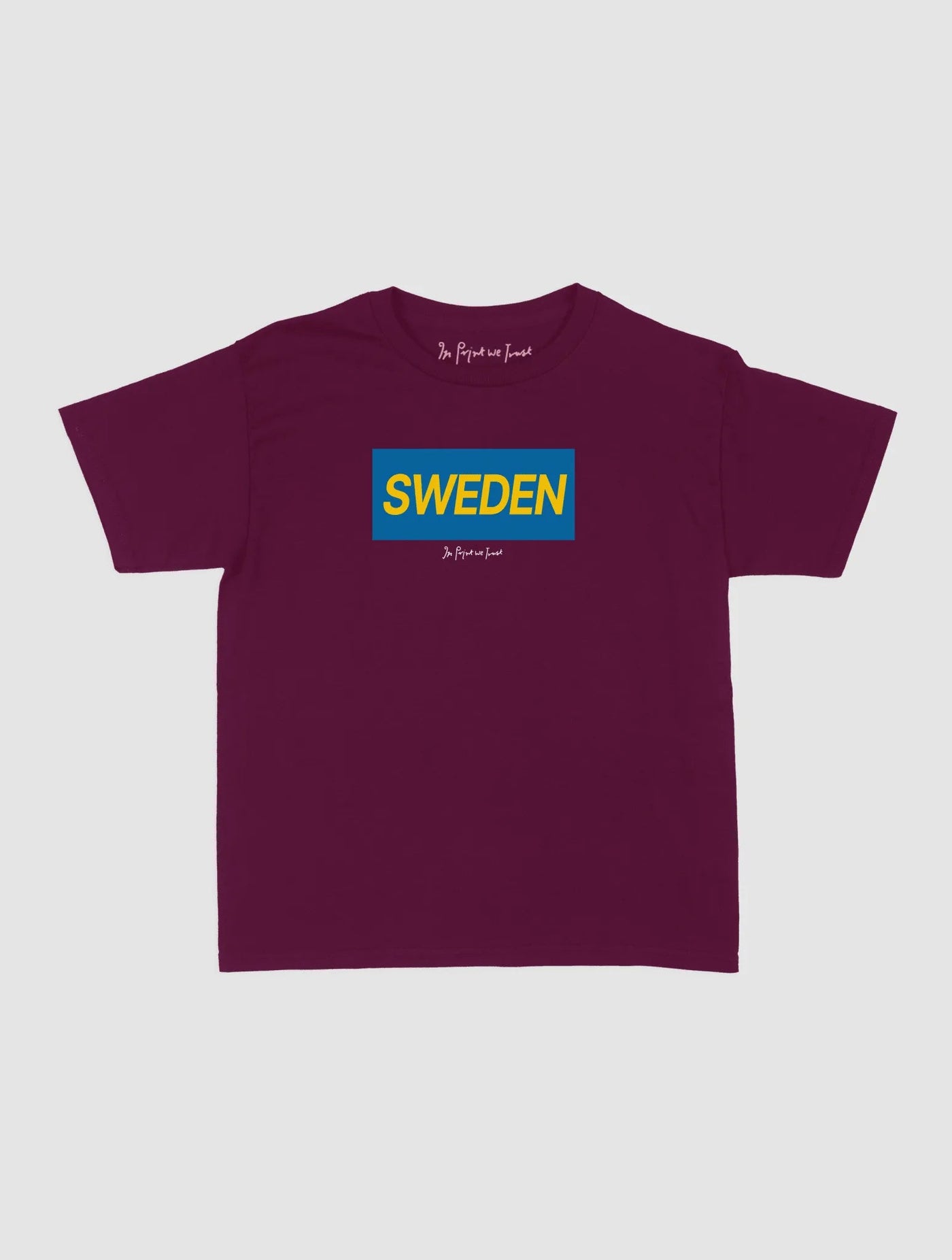 sweden baby tee - In Print We Trust