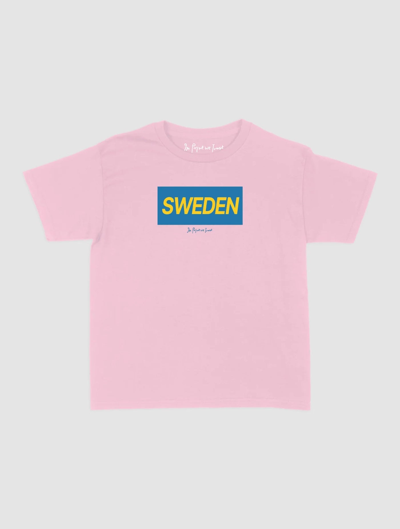 sweden baby tee - In Print We Trust