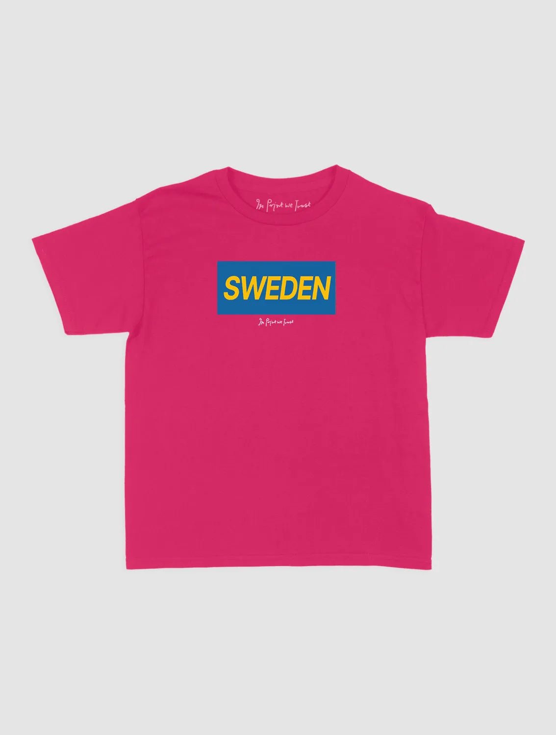 sweden baby tee - In Print We Trust