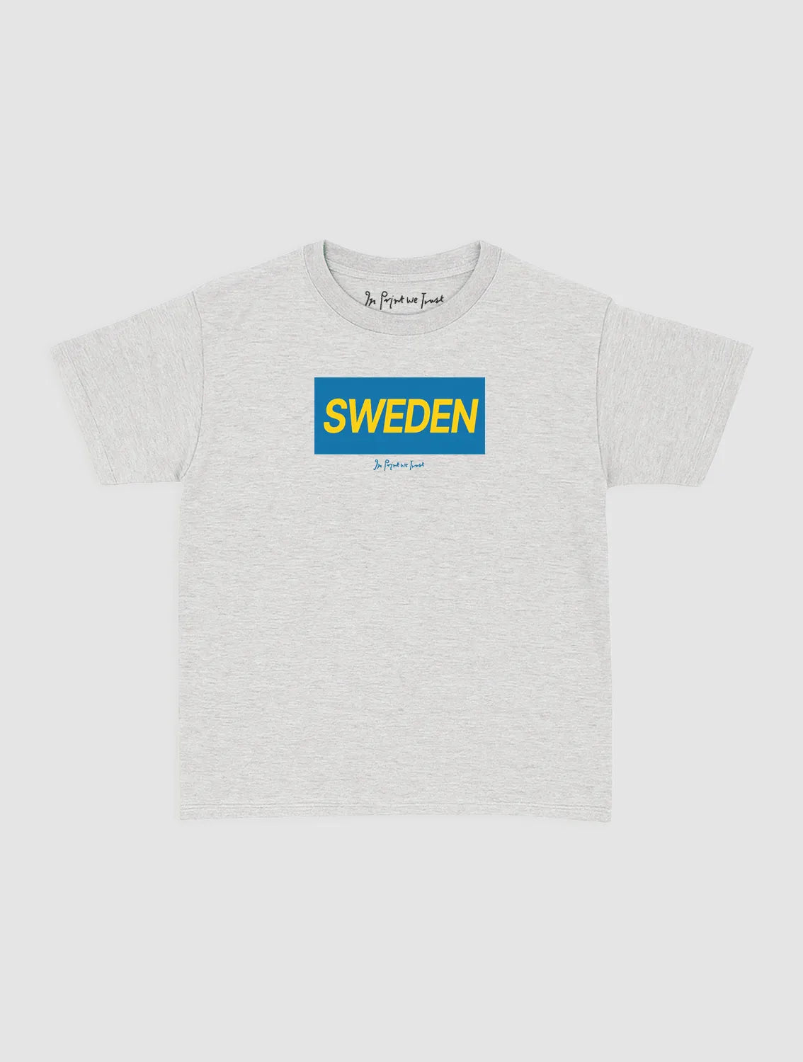 sweden baby tee - In Print We Trust