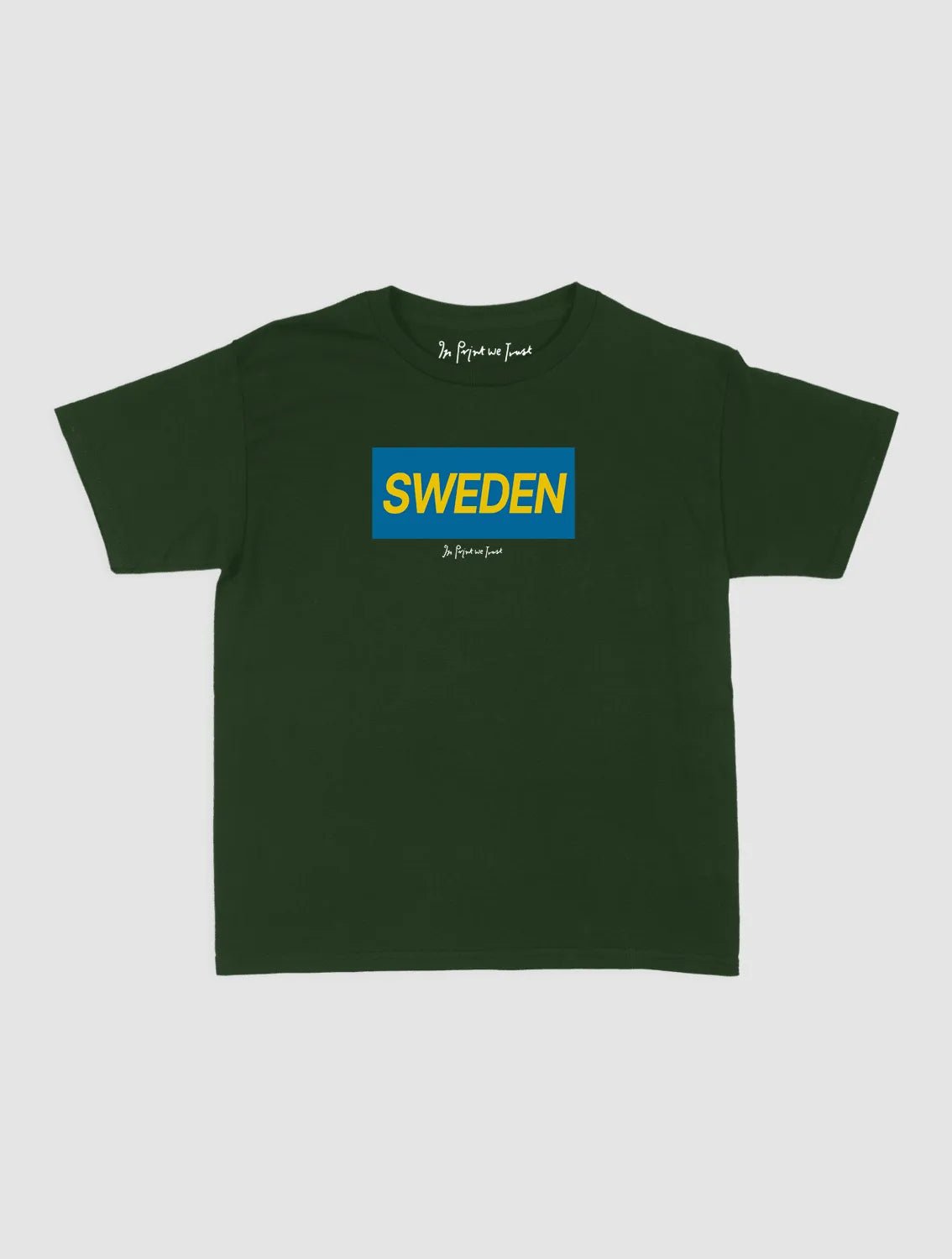 sweden baby tee - In Print We Trust