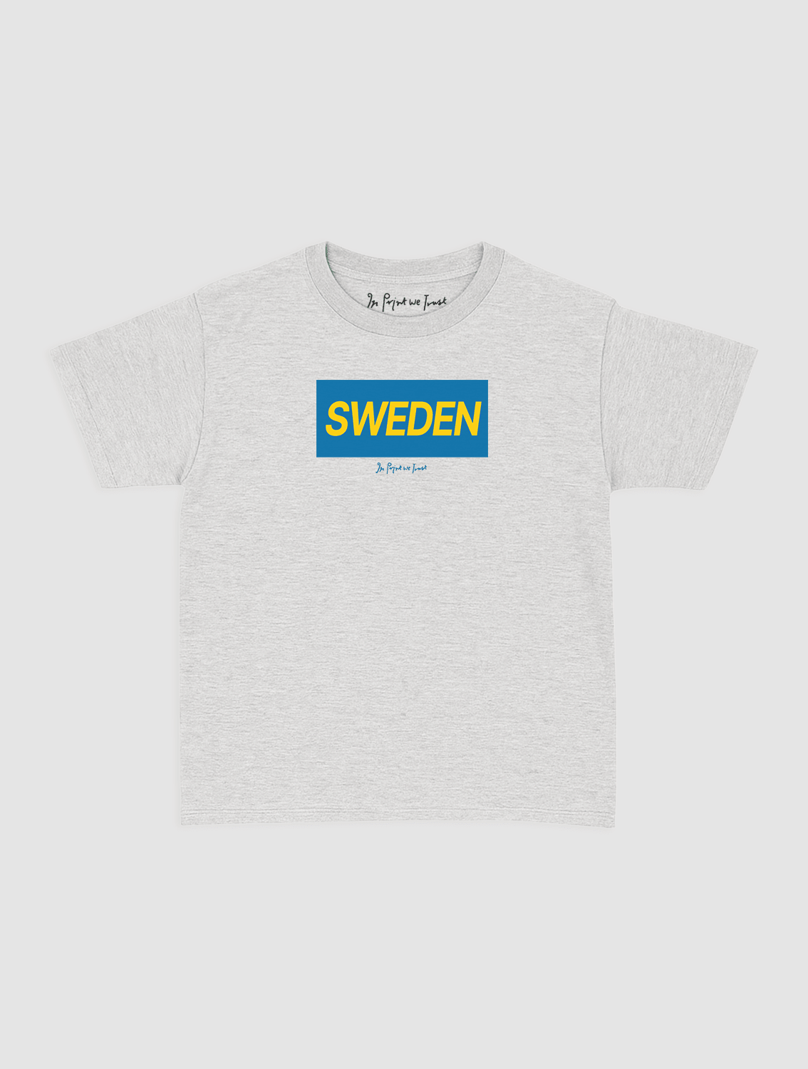 sweden baby tee - In Print We Trust