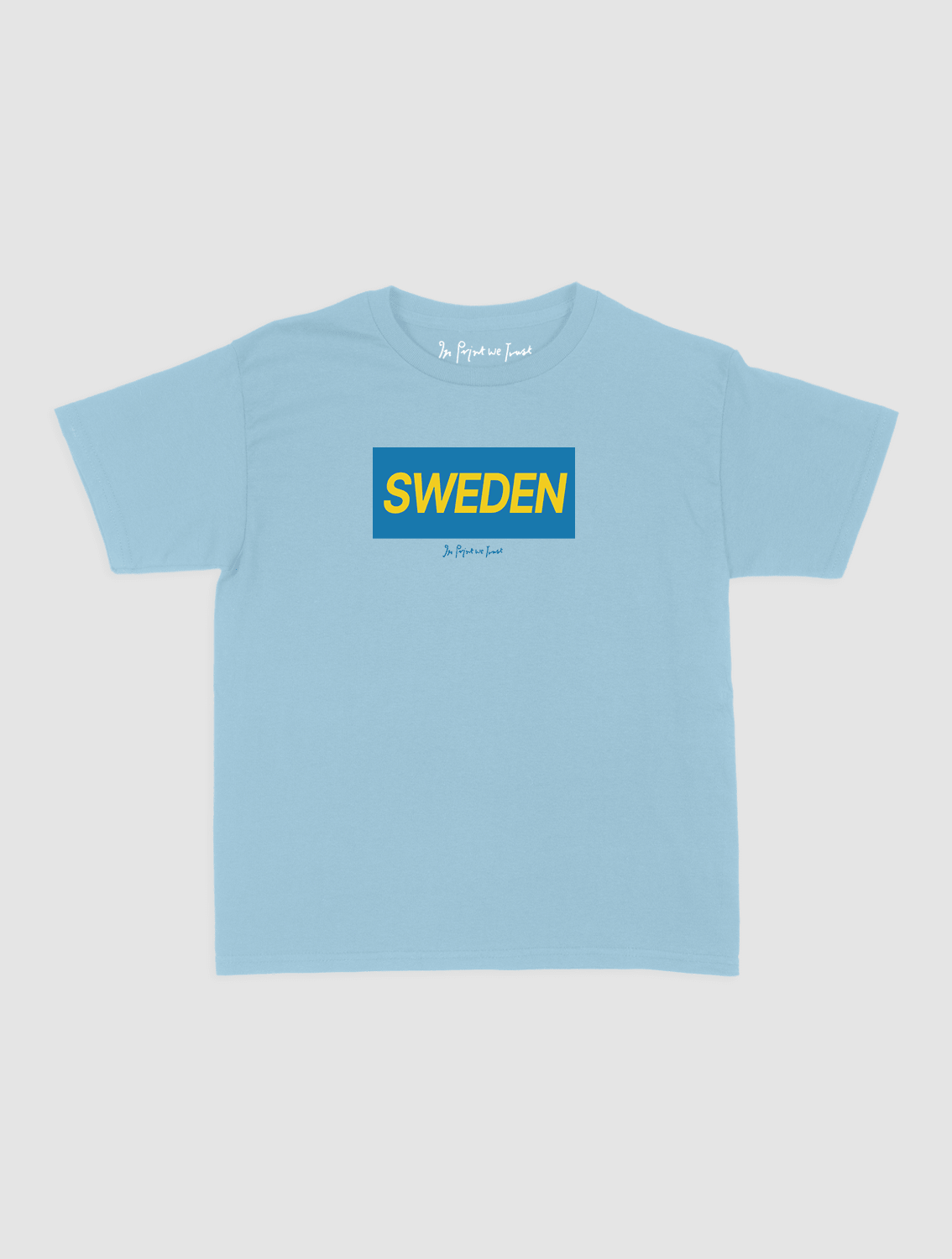 sweden baby tee - In Print We Trust