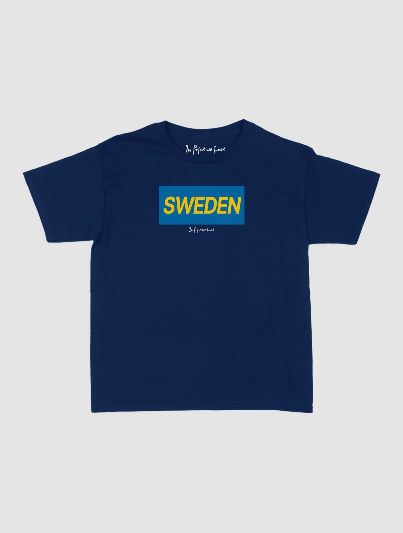 sweden baby tee - In Print We Trust